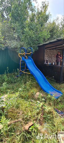 Детская горка пластиковая уличная бу