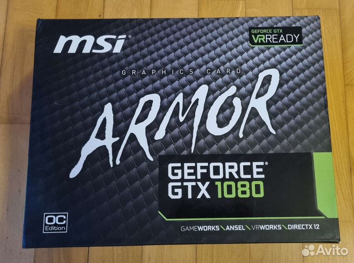 Видеокарта msi geforce gtx 1080 OC