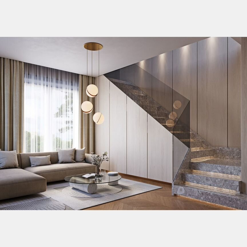 2-к. квартира, 54,3 м², 1/4 эт.