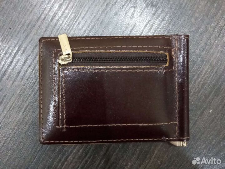 Бумажник мужской кожаный
