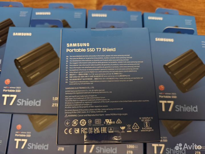 2TB USB-SSD Samsung T7 Shield (1050MB/s) Корея