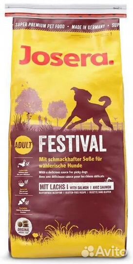 Корм для собак Josera Festival,15кг