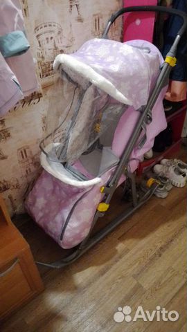 Коляска санки