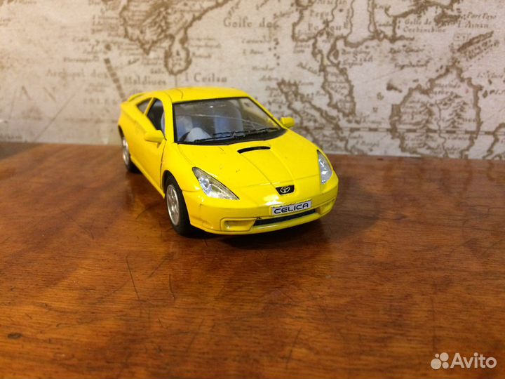 Модель машинка Toyota celica 1/34