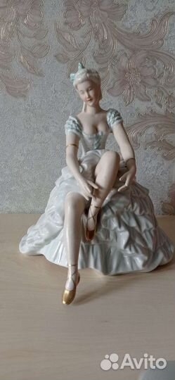 Фарфоровые статуэтки германия балерина