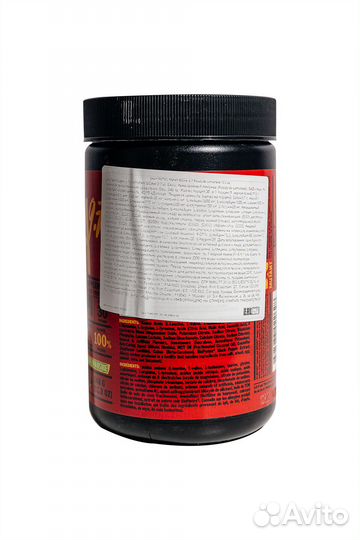 Аминокислоты Mutant bcaa 9.7, 348 г, придорожный л