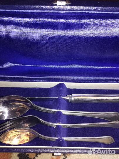 Столовый набор мельхиор