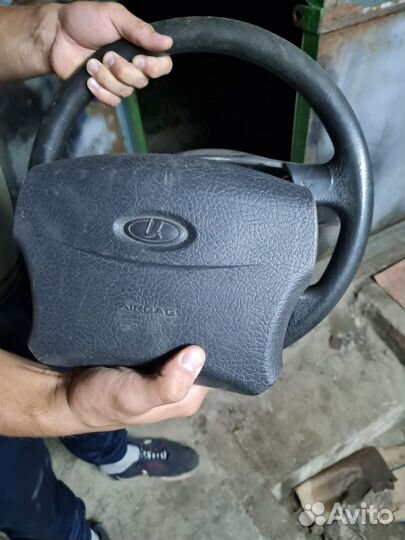 Руль приора 1 с подушкой