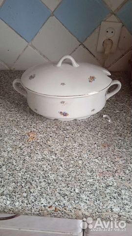 Супница фарфоровая СССР