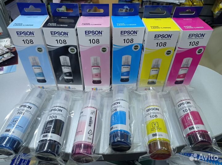 Чернила epson 108