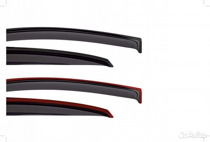 Дефлектор окон mazda cx5, 17, 4ч., темный