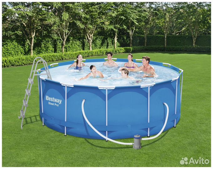 13898 Bestway Каркасный бассейн 366х122. 10250л