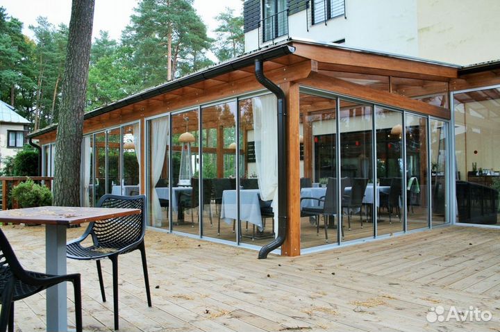 Остекление террасы, веранды