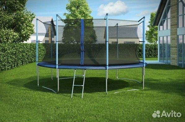 Батут с сеткой