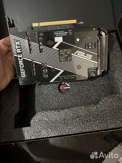 Видеокарта asus rtx 3060 ti dual mini