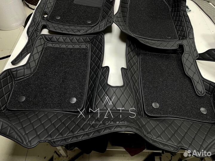 3D коврики из экокожи для Chevrolet Niva