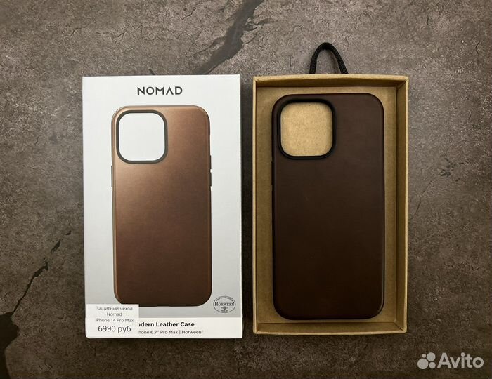 Чехол Nomad Modern Leather Case iPhone 14 Pro Max