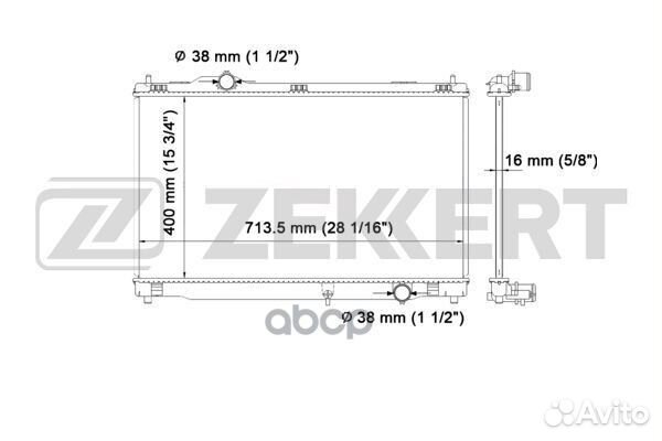 Радиатор охл. дв. Lexus GS 300/450h 05- mk-1545