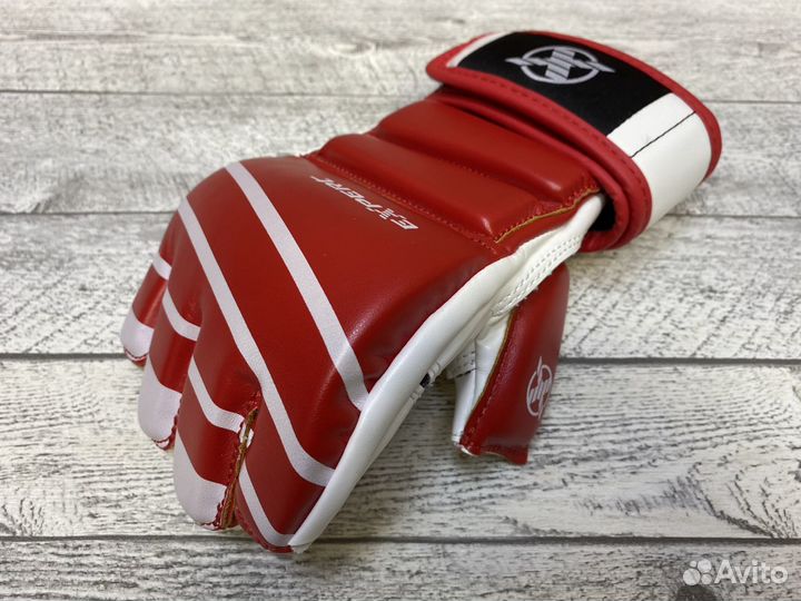 Перчатки для MMA Fight Expert - кр/бел