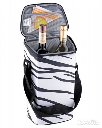 Сумка-термос Igloo 2 Bottle Wine Tote 16 white-zeb