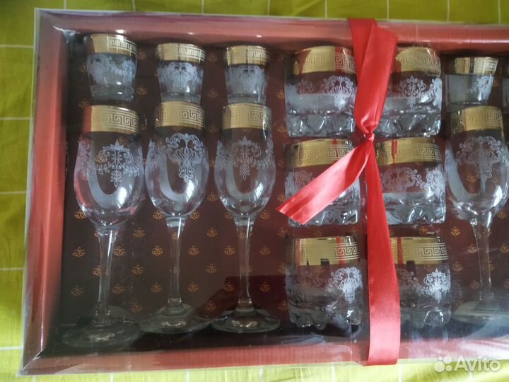 Бокалы фужеры рюмки