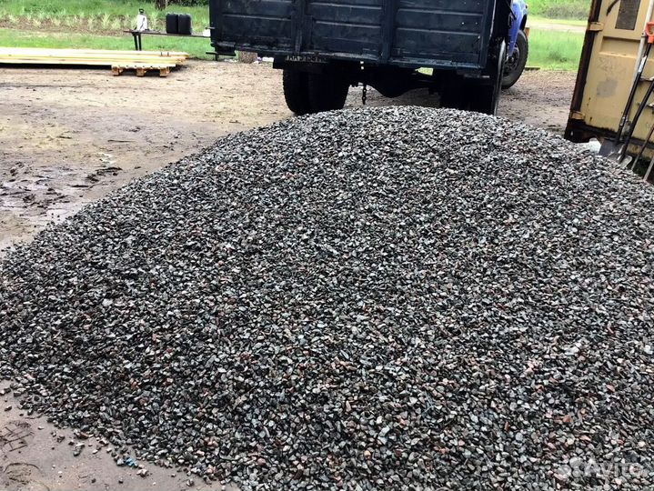 Щебень вторичный доставка