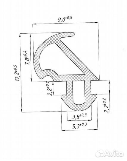 Уплотнитель для пластиковых окон универсальный
