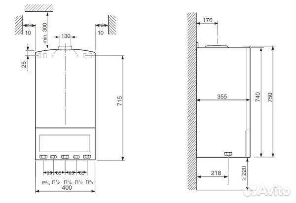 Настенный газовый котел Bosch ZWA 24-2 K