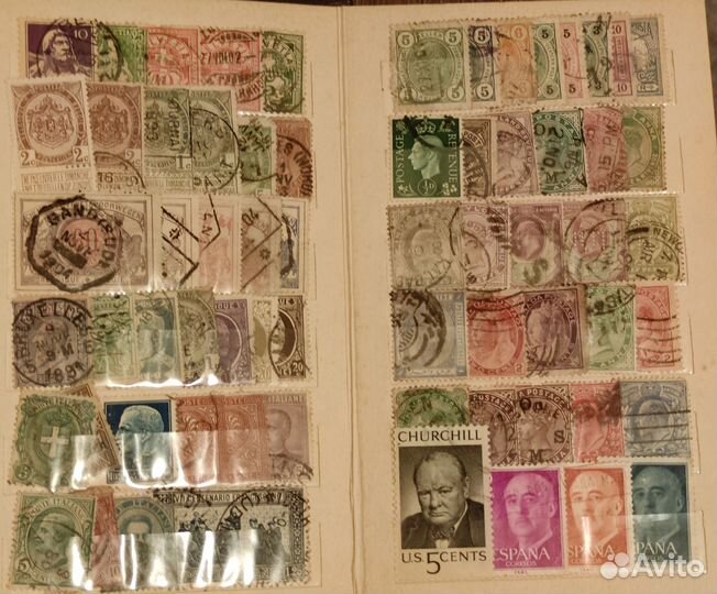 Марки разные 30-80-е года, Европа-СССР