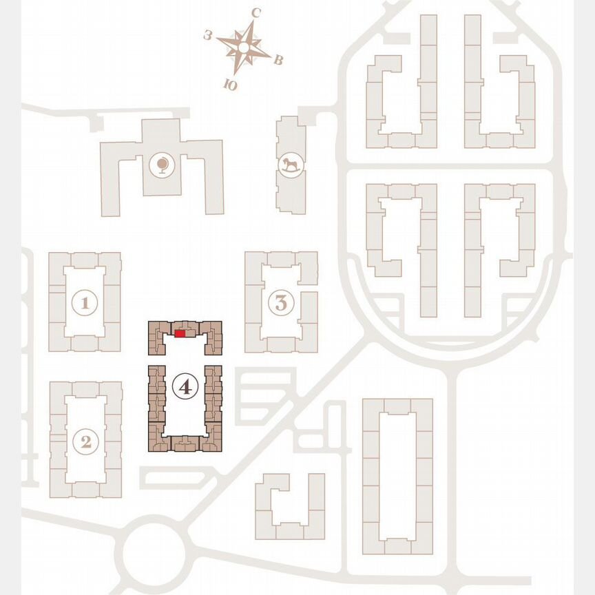 2-к. квартира, 57,2 м², 4/4 эт.
