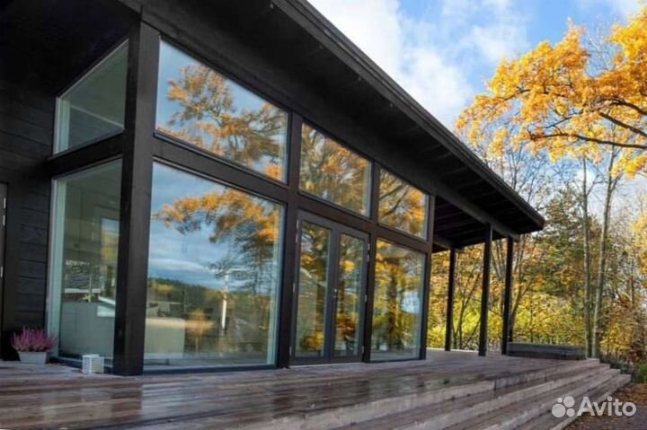 Пластиковые окна. остекление домов