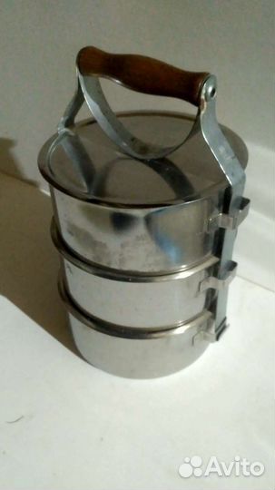 Контейнер из нержавейки для еды СССР