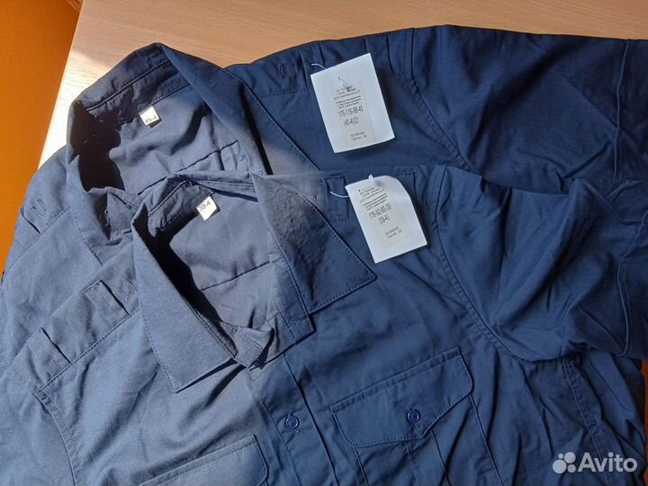 Новые военные рубашки (синие, оливковые)