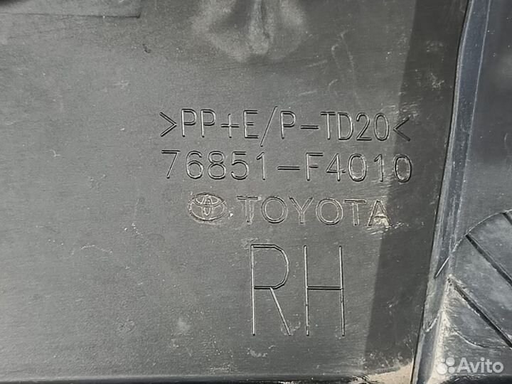 Накладка бампера передняя правая Toyota C-HR 1 Той