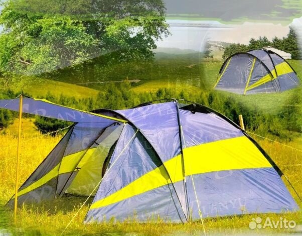 Палатка Lanyu LY-1991 туристическая трехместная