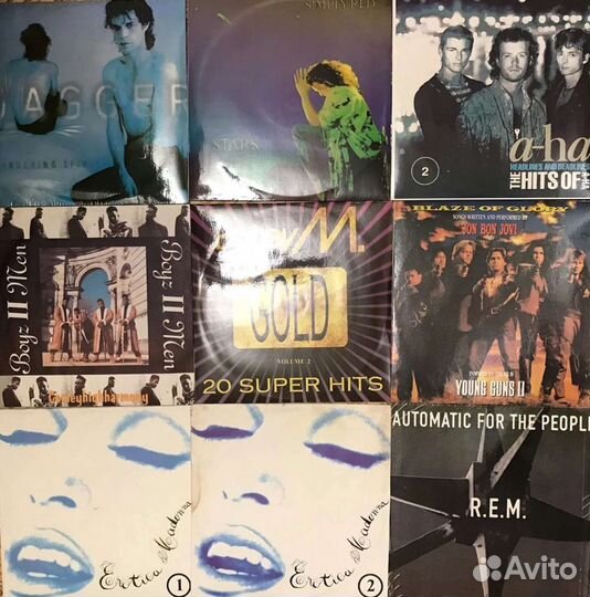 Виниловые пластинки. С 1 по 3-е фото - не играные