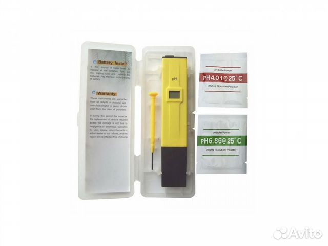 Рн-метр, Диапазон измерения pH: 0.00 – 14.00