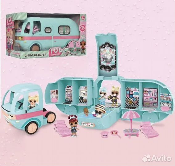 Игровой набор (LOL surprise glamper).Автобус Лол