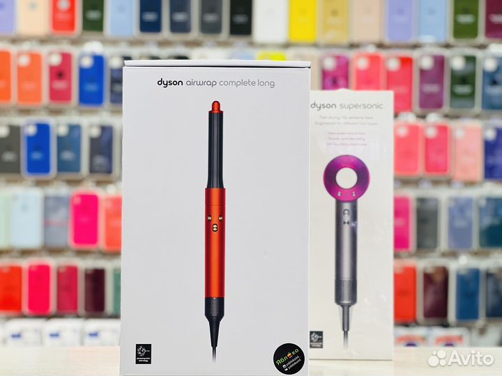 Стайлер Dyson airwrap complete long Topaz Orange