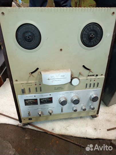 Катушечный магнитофон союз 110