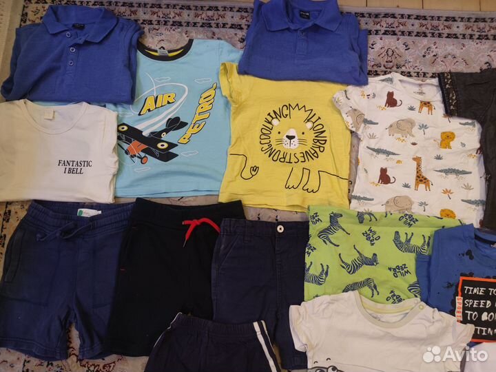 Детские вещи пакетом на мальчика 80 86 92