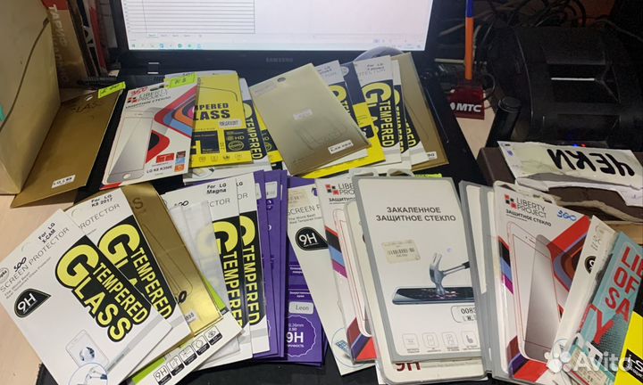 Защитное стекло прозрачное для LG