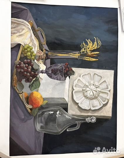 Картина гуашь натюрморт
