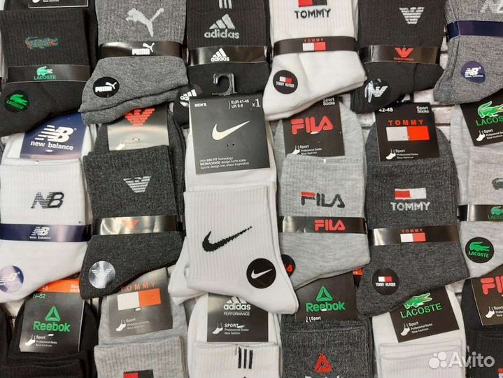 Носки Nike Adidas Puma Reebok