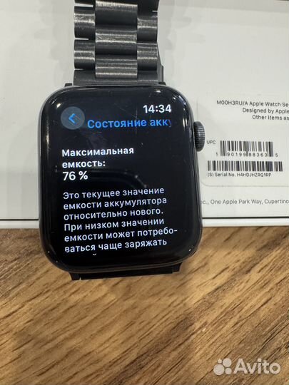 Часы apple watch 6 44 mm