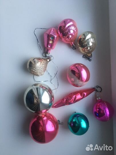 Елочные игрушки СССР одним лотом