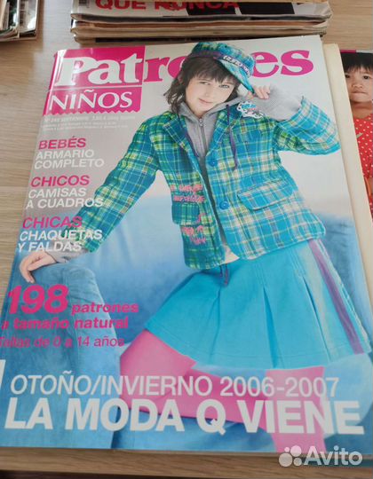 Журнал мод Патронес детский 2005-2007 год