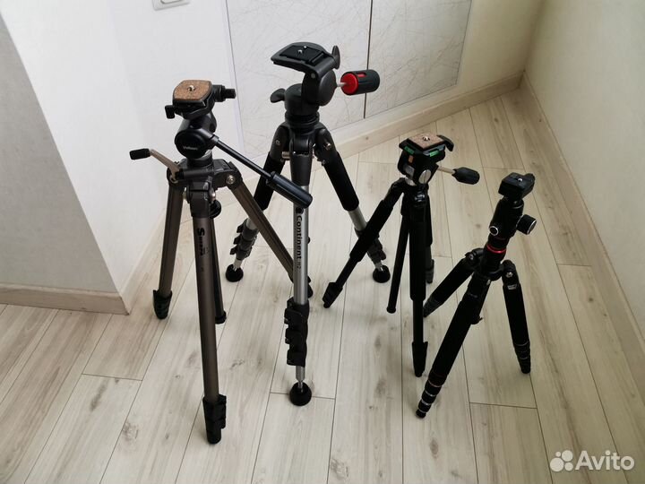 Штативы Velbon, Hama, Slik, Continent, Manfrotto