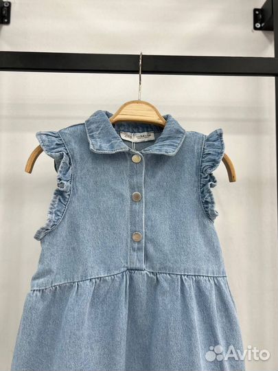 Джинсовое платье для девочки