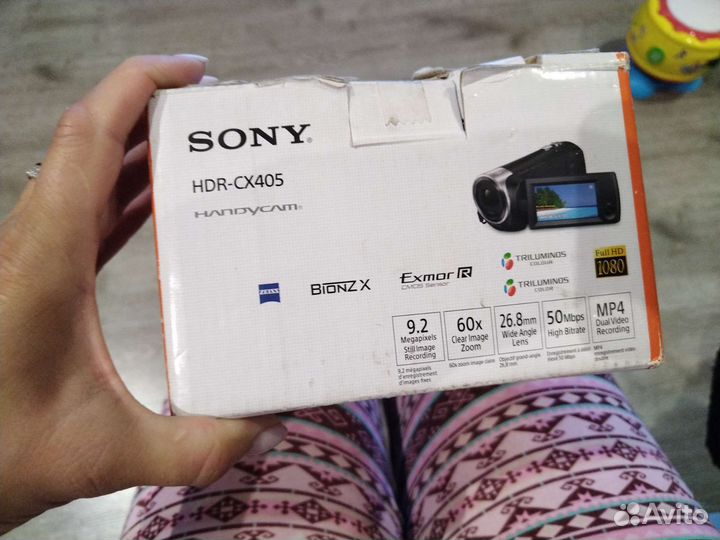Видеокамера sony hdr cx405